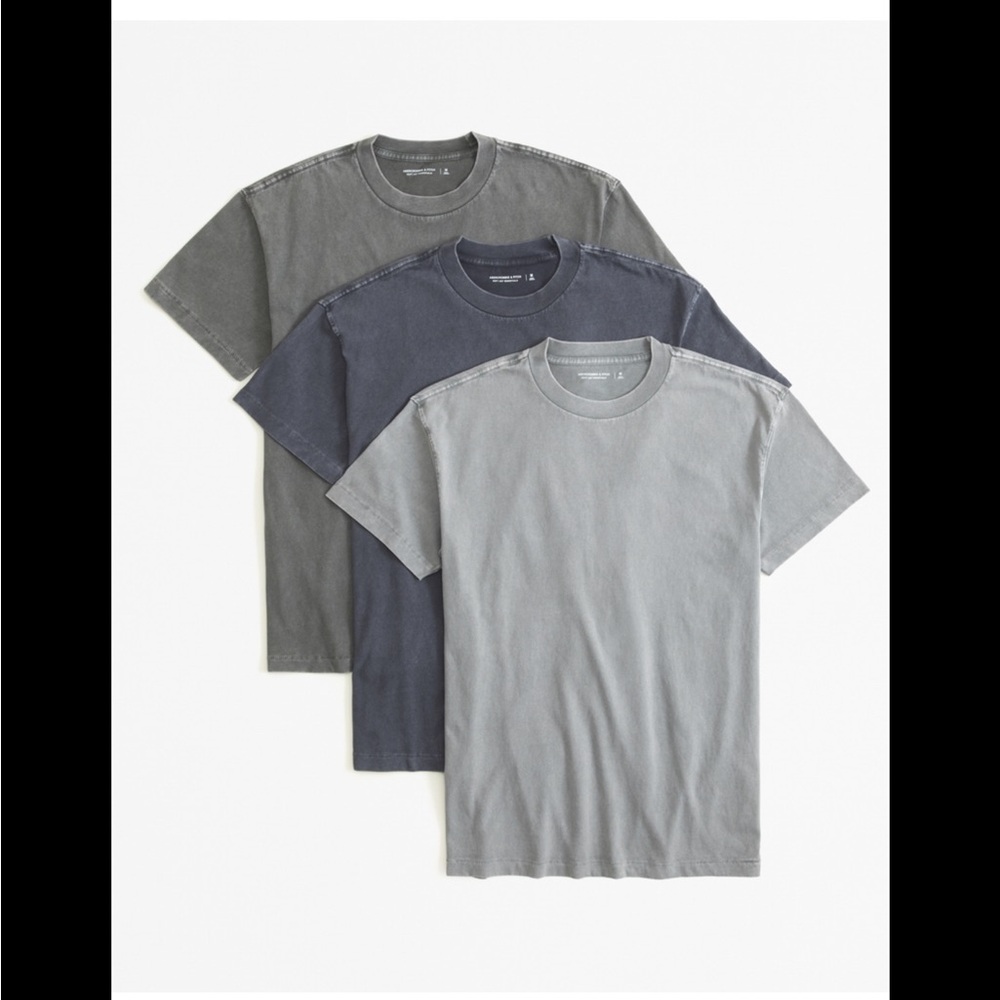 Abercrombie and Fitch 3 pack tee size XS New